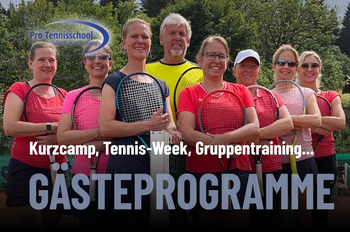 Pro Tennisschool | Gästeprogramme